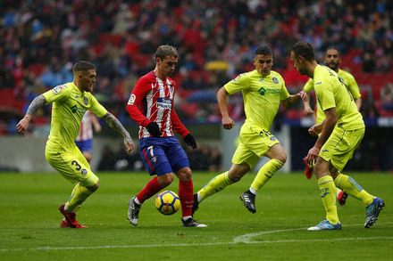 Atlético Madrid x Getafe - Liga Espanhola 2017/18 - Campeonato Jornada 18