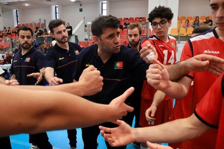 Europeu Sub-18 Voleibol 2022 (Q. II Fase) | Roménia x Portugal