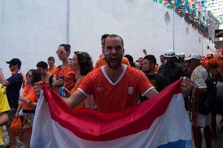 Espanha x Holanda - Festa da torcida em Salvador