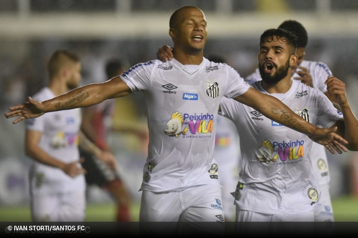 Santos 2 x 0 Botafogo-SP - Paulisto 2020