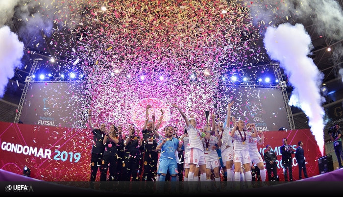 Espanha x Portugal - EuroFutsal Feminino 2019 - Final