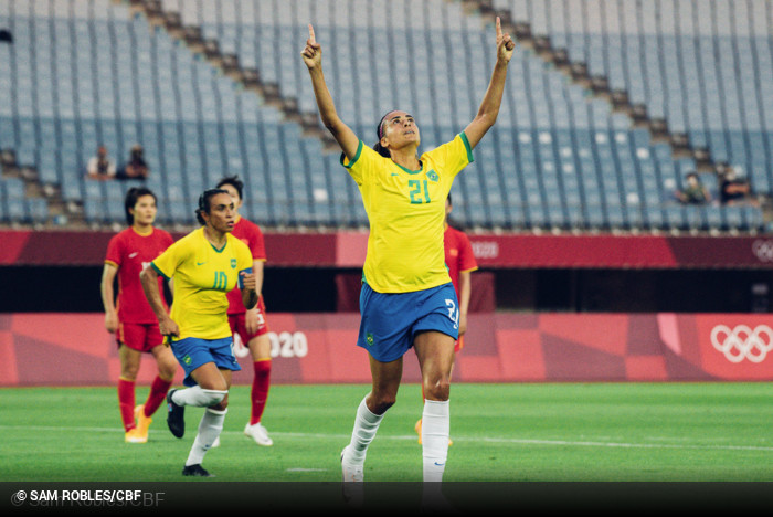 Brasil 5 x 0 China - Olimpadas 2020