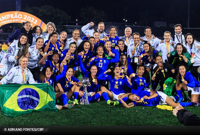 Brasil campeo do Sul-Americano Feminino Sub-17
